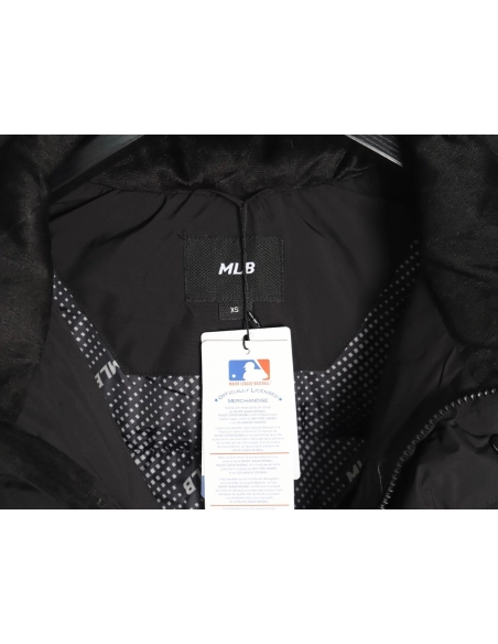 MLB small logo embroidered long thick down jacket TSK1,Cheap Replica Reps MLB