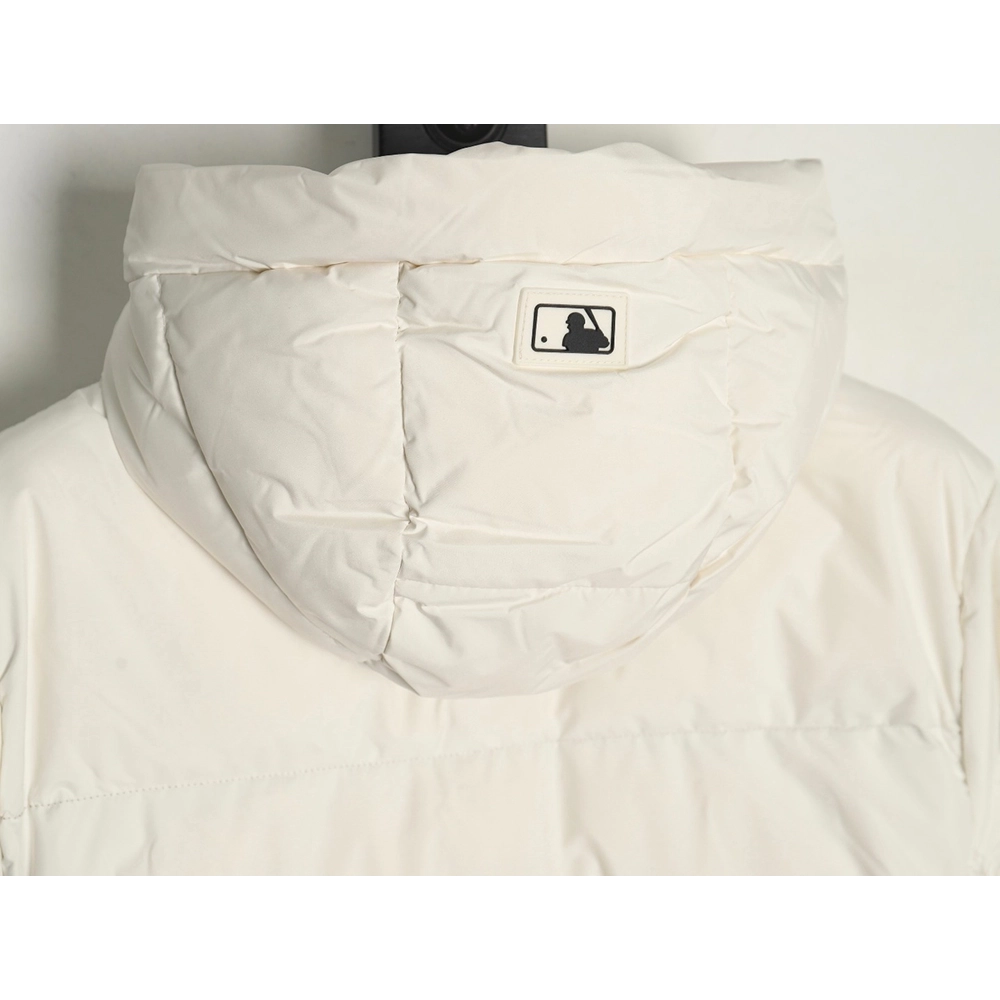 MLB small logo embroidered long thick down jacket,Cheap Replica Reps MLB