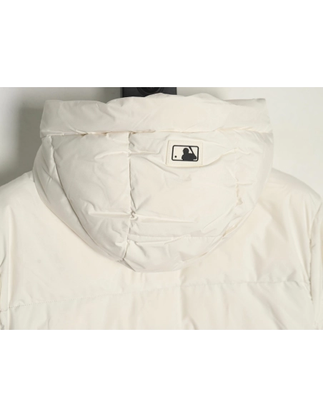 MLB small logo embroidered long thick down jacket,Cheap Replica Reps MLB