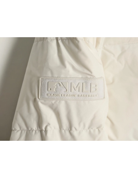 MLB small logo embroidered long thick down jacket,Cheap Replica Reps MLB