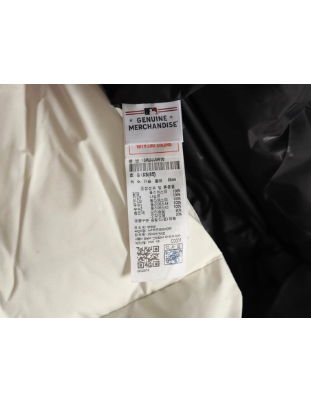 MLB small logo embroidered long thick down jacket,Cheap Replica Reps MLB