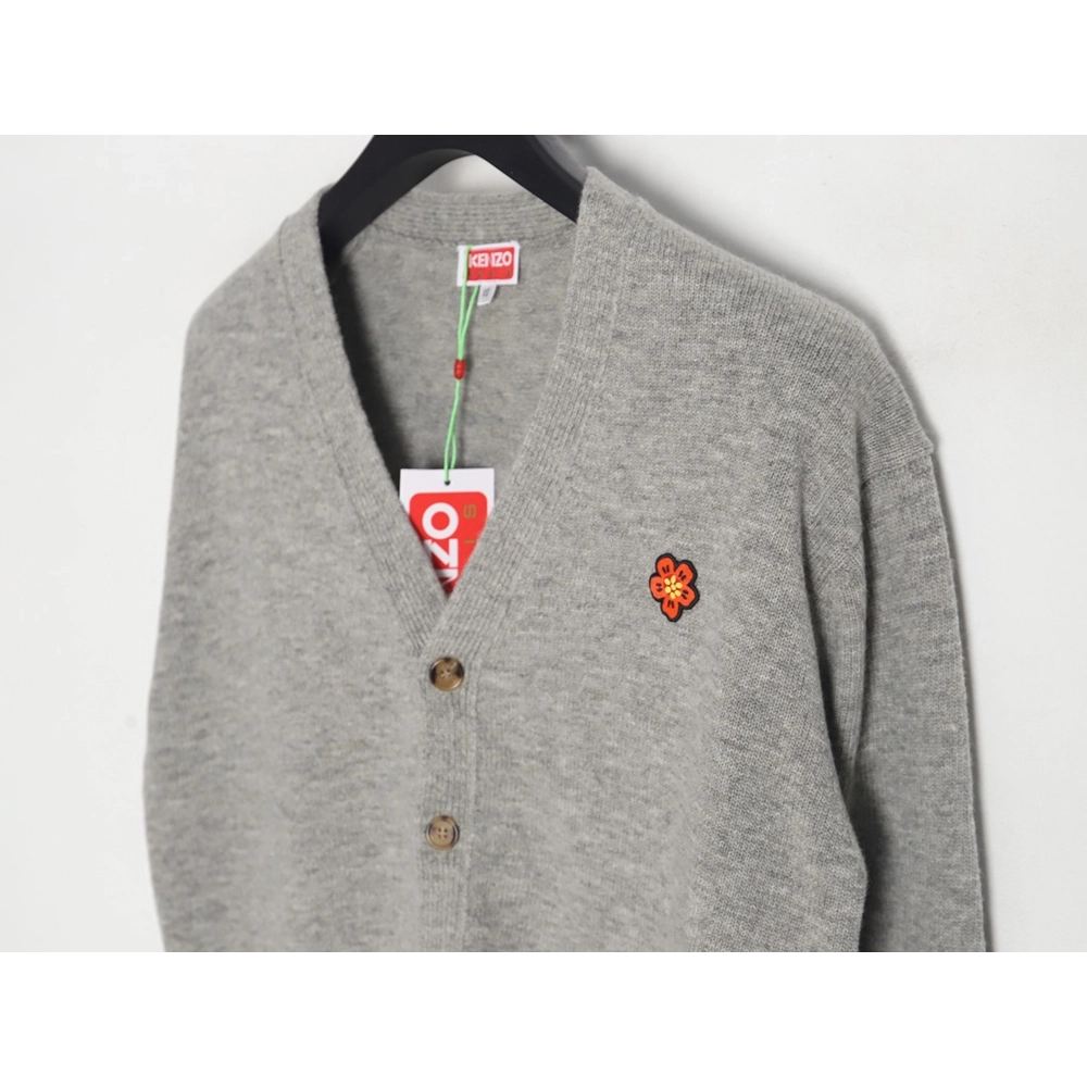 Kenzo BOKE flower sweater knitted cardigan,Cheap Replica Reps Kenzo