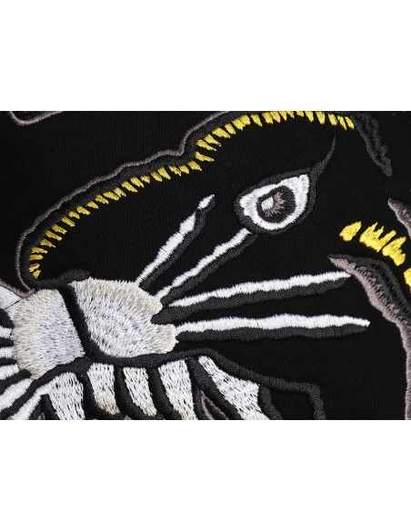 Kenzo Tiger Head Embroidered Cardigan Sweatshirt,Cheap Replica Reps Kenzo