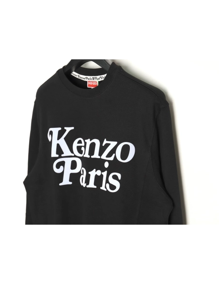 Kenzo x VERDY flocked letter LOGO round neck sweatshirt SXXL,Cheap Replica Reps Kenzo