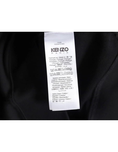 Kenzo black and white embroidered crewneck sweatshirt SXXL,Cheap Replica Reps Kenzo