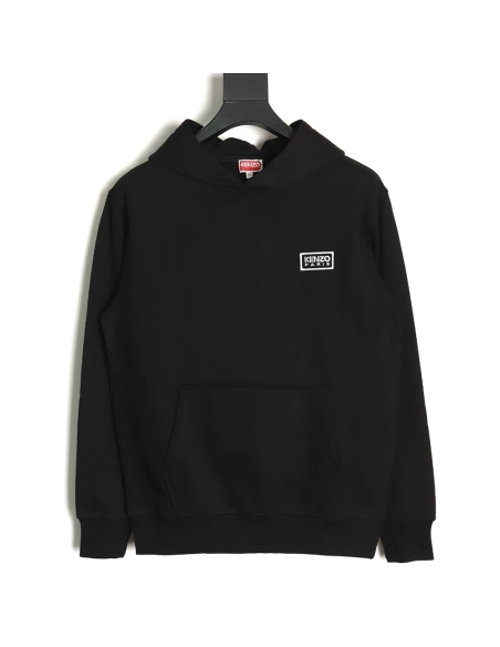 Kenzo black and white embroidered hoodie SXXL,Cheap Replica Reps Kenzo