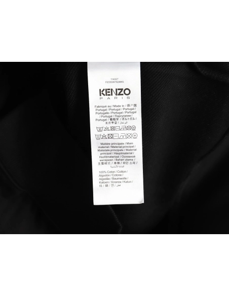 Kenzo black and white embroidered hoodie SXXL,Cheap Replica Reps Kenzo