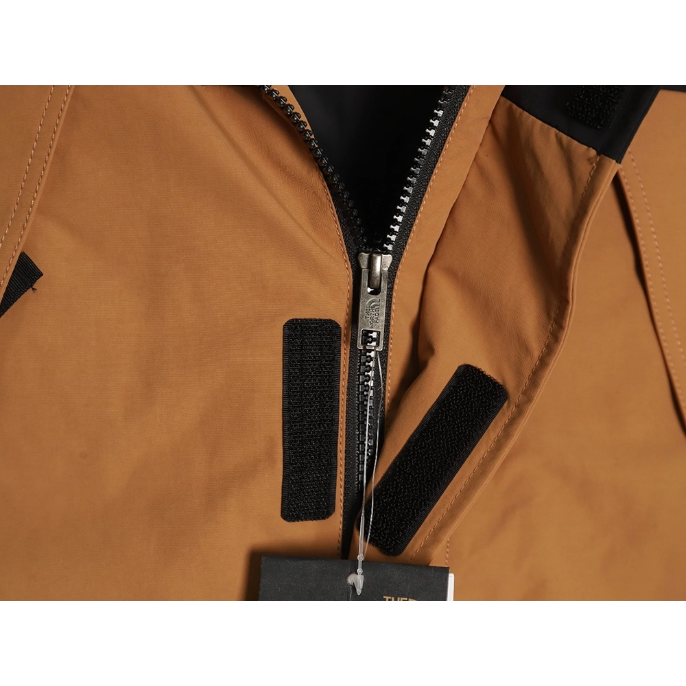 The North Face Logo Embroidered Hooded Fur Collar Down Jacket,Cheap Replica Reps The North Face