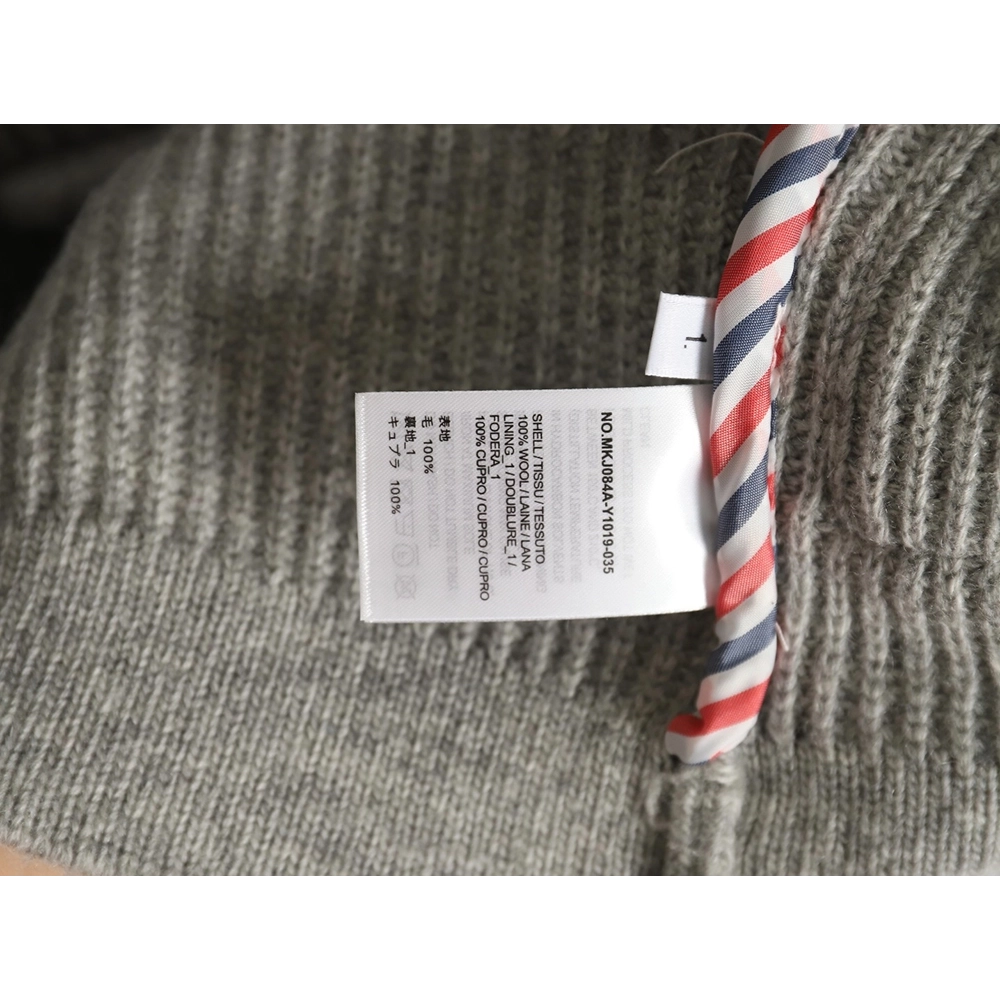 Thom Browne duffle coat with hood,Cheap Replica Reps Thom Browne