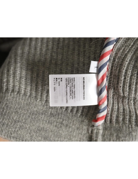 Thom Browne duffle coat with hood,Cheap Replica Reps Thom Browne