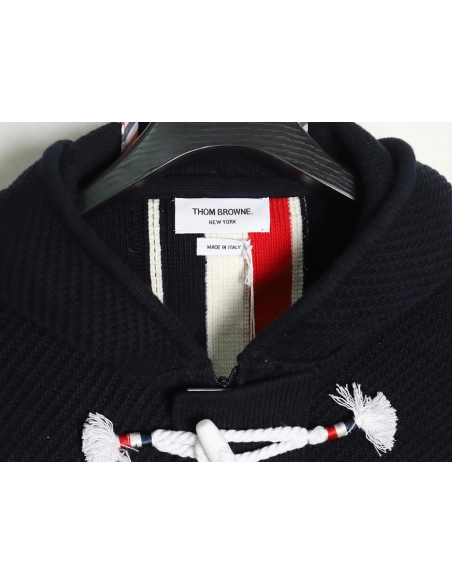 Thom Browne duffle coat with hood TSK1,Cheap Replica Reps Thom Browne