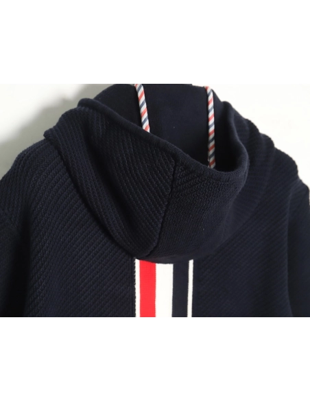 Thom Browne duffle coat with hood TSK1,Cheap Replica Reps Thom Browne
