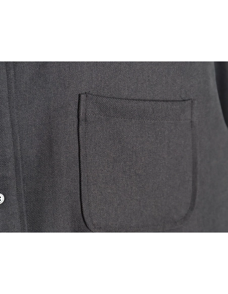 Thom Browne patchwork contrast shirt jacket,Cheap Replica Reps Thom Browne