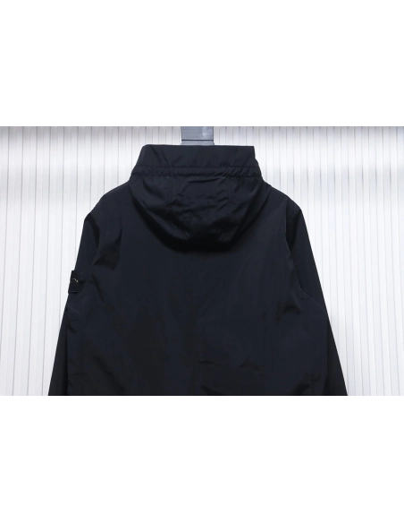 Stone Island arm island logo 3Ltc hooded jacket,Cheap Replica Reps Stone Island