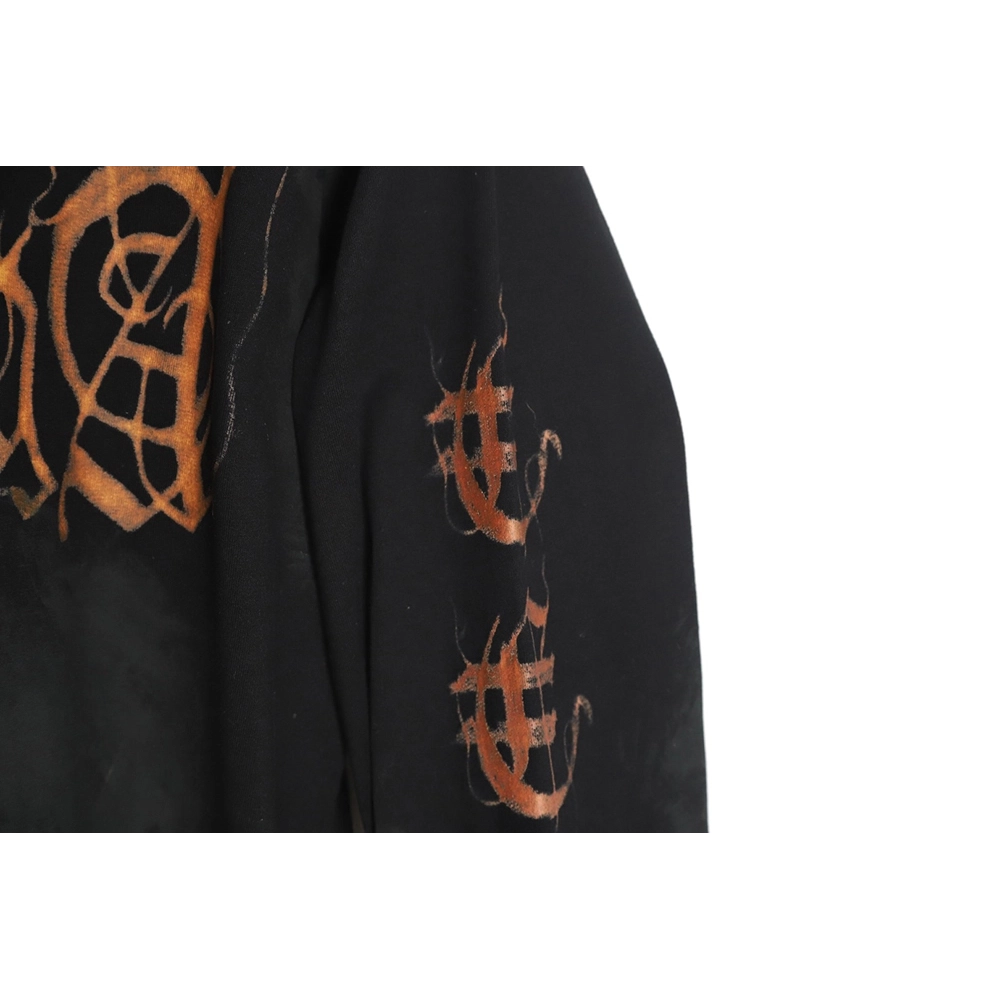Balenciaga muddyed Sanskrit longsleeved Tshirt,Cheap Replica Reps Balenciaga