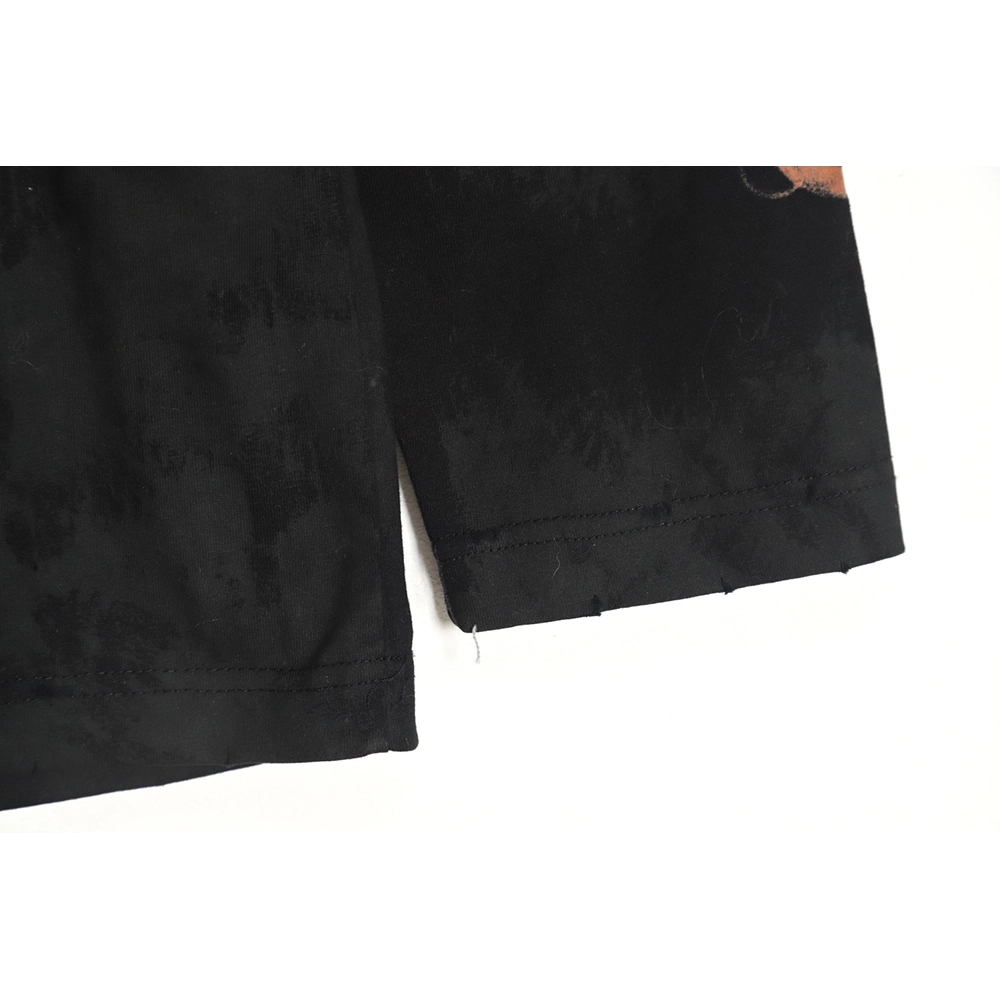 Balenciaga muddyed Sanskrit longsleeved Tshirt,Cheap Replica Reps Balenciaga