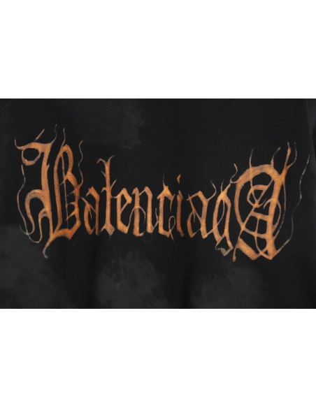 Balenciaga muddyed Sanskrit longsleeved Tshirt,Cheap Replica Reps Balenciaga