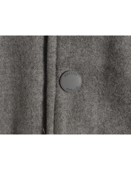 Burberry Grey Paneled Baseball Jacket,Cheap Replica Reps Burberry