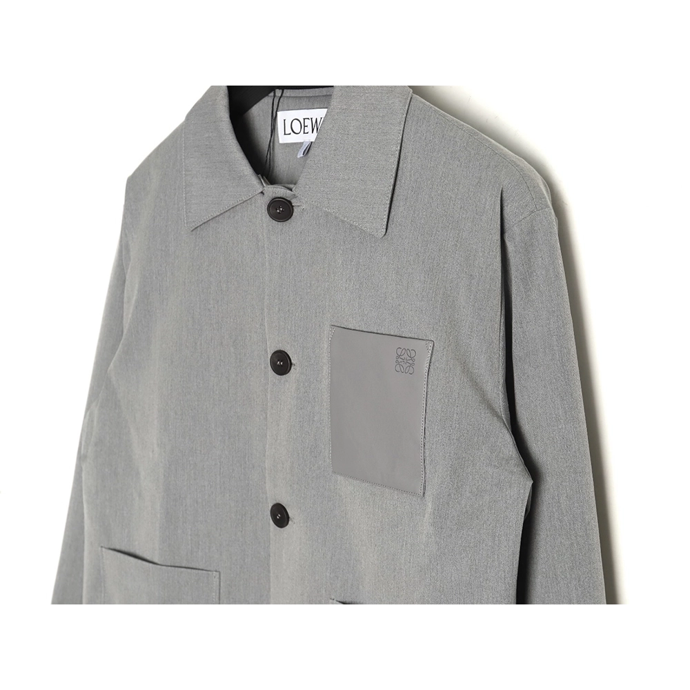 Loewe Threepocket wool cargo lapel jacket,Cheap Replica Reps Loewe