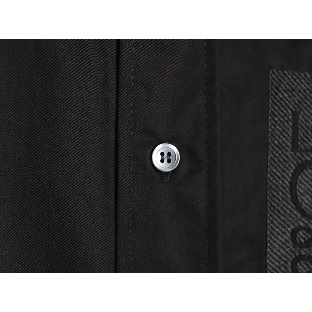 Loewe tricolor embroidered longsleeved shirt TSK2,Cheap Replica Reps Loewe