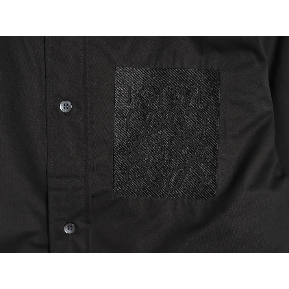 Loewe tricolor embroidered longsleeved shirt TSK2,Cheap Replica Reps Loewe