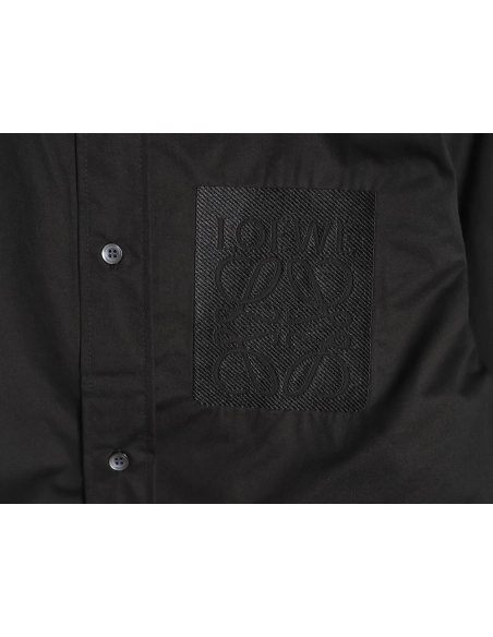 Loewe tricolor embroidered longsleeved shirt TSK2,Cheap Replica Reps Loewe