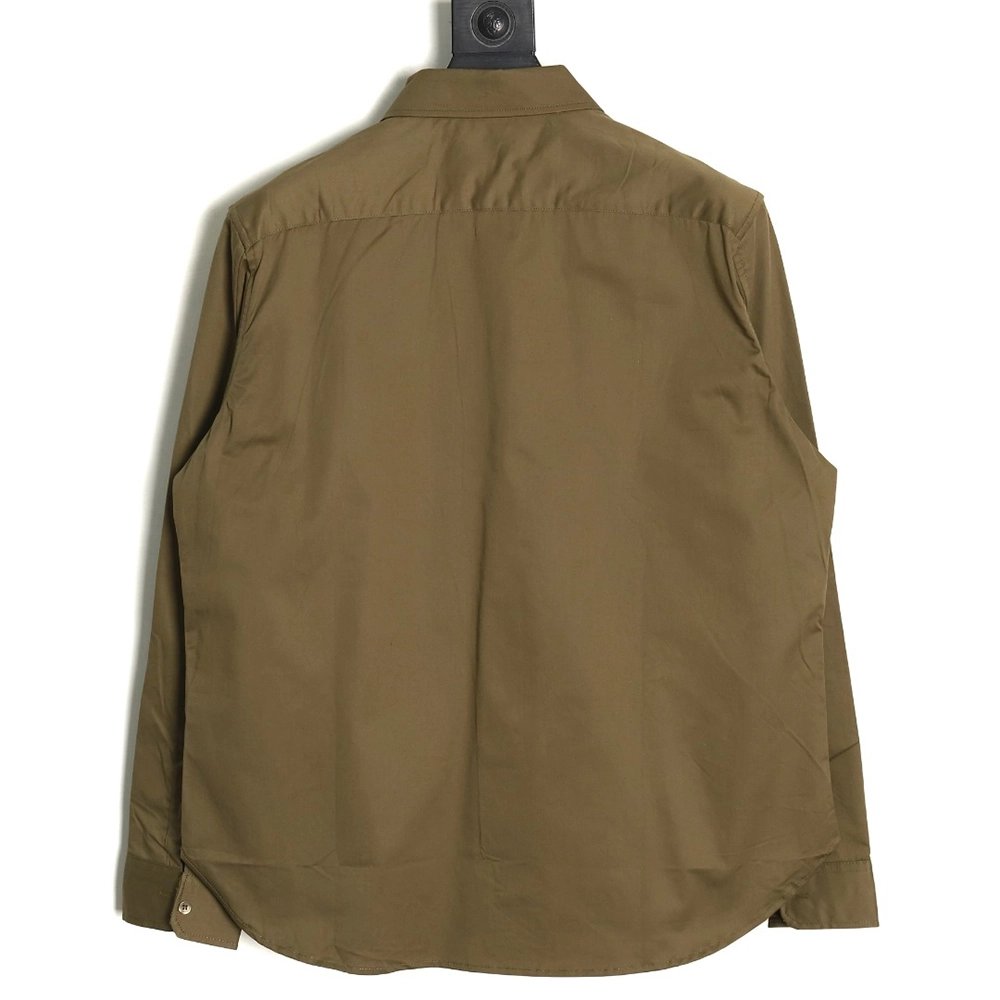 Loewe tricolor embroidered longsleeved shirt TSK1,Cheap Replica Reps Loewe