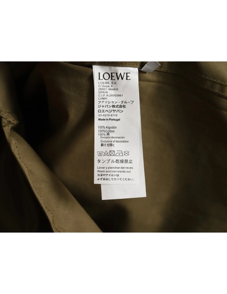 Loewe tricolor embroidered longsleeved shirt TSK1,Cheap Replica Reps Loewe