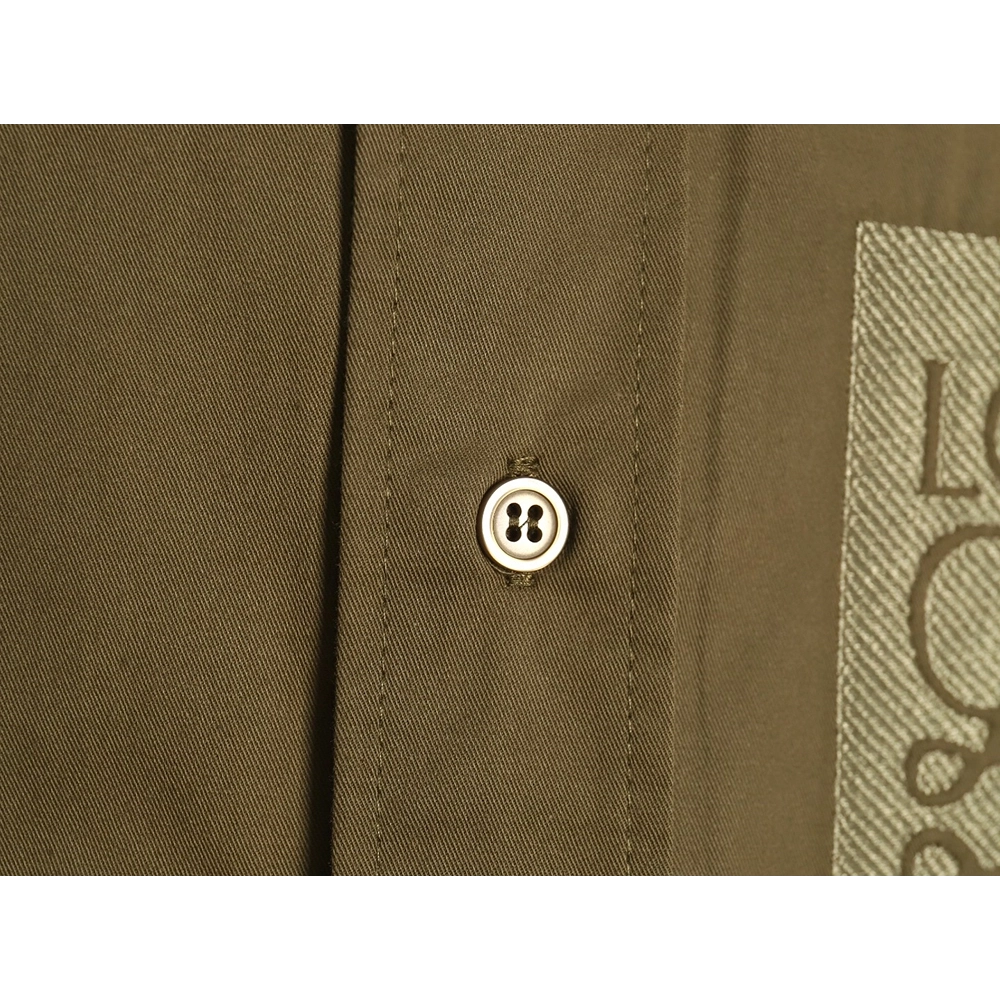 Loewe tricolor embroidered longsleeved shirt TSK1,Cheap Replica Reps Loewe