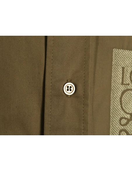 Loewe tricolor embroidered longsleeved shirt TSK1,Cheap Replica Reps Loewe