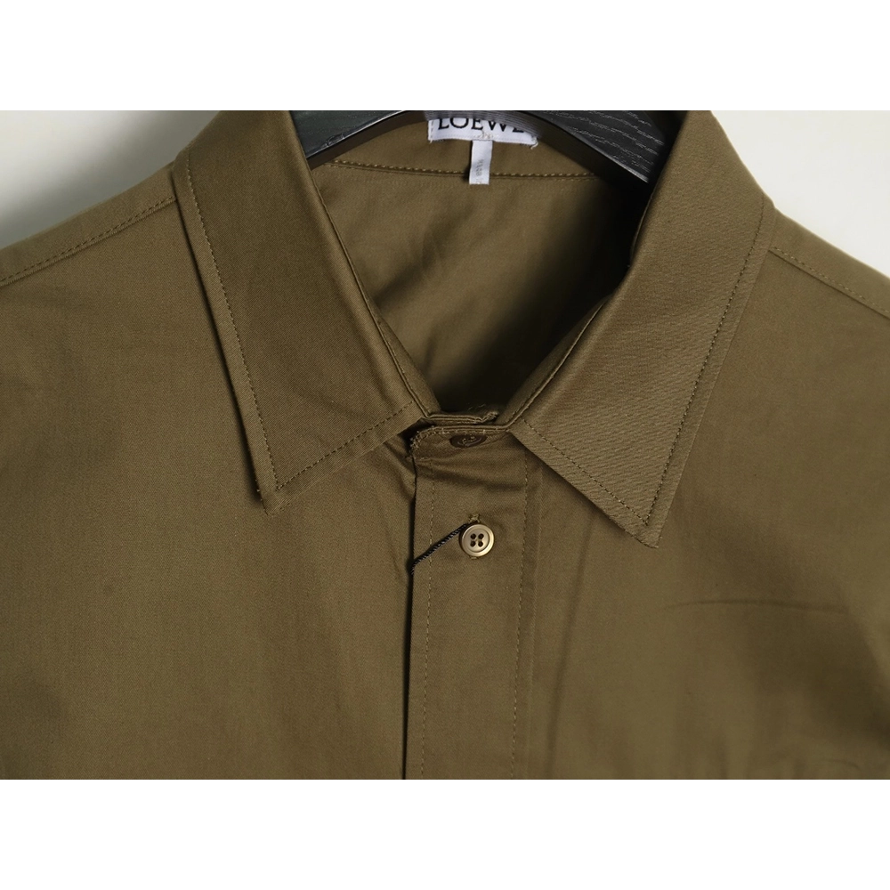 Loewe tricolor embroidered longsleeved shirt TSK1,Cheap Replica Reps Loewe