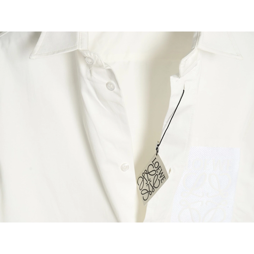 Loewe tricolor embroidered longsleeved shirt,Cheap Replica Reps Loewe