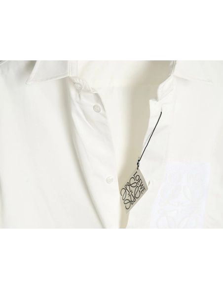 Loewe tricolor embroidered longsleeved shirt,Cheap Replica Reps Loewe