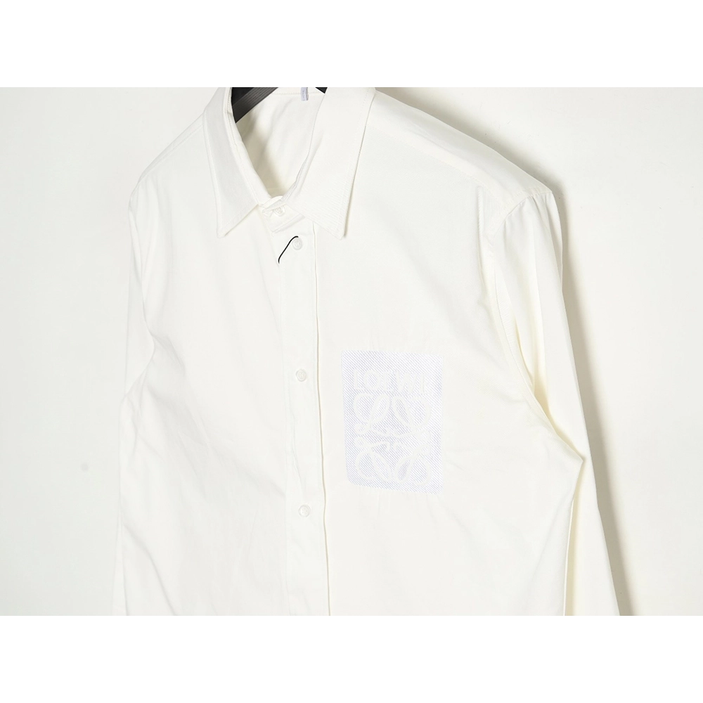 Loewe tricolor embroidered longsleeved shirt,Cheap Replica Reps Loewe