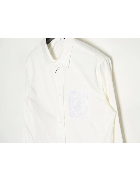 Loewe tricolor embroidered longsleeved shirt,Cheap Replica Reps Loewe