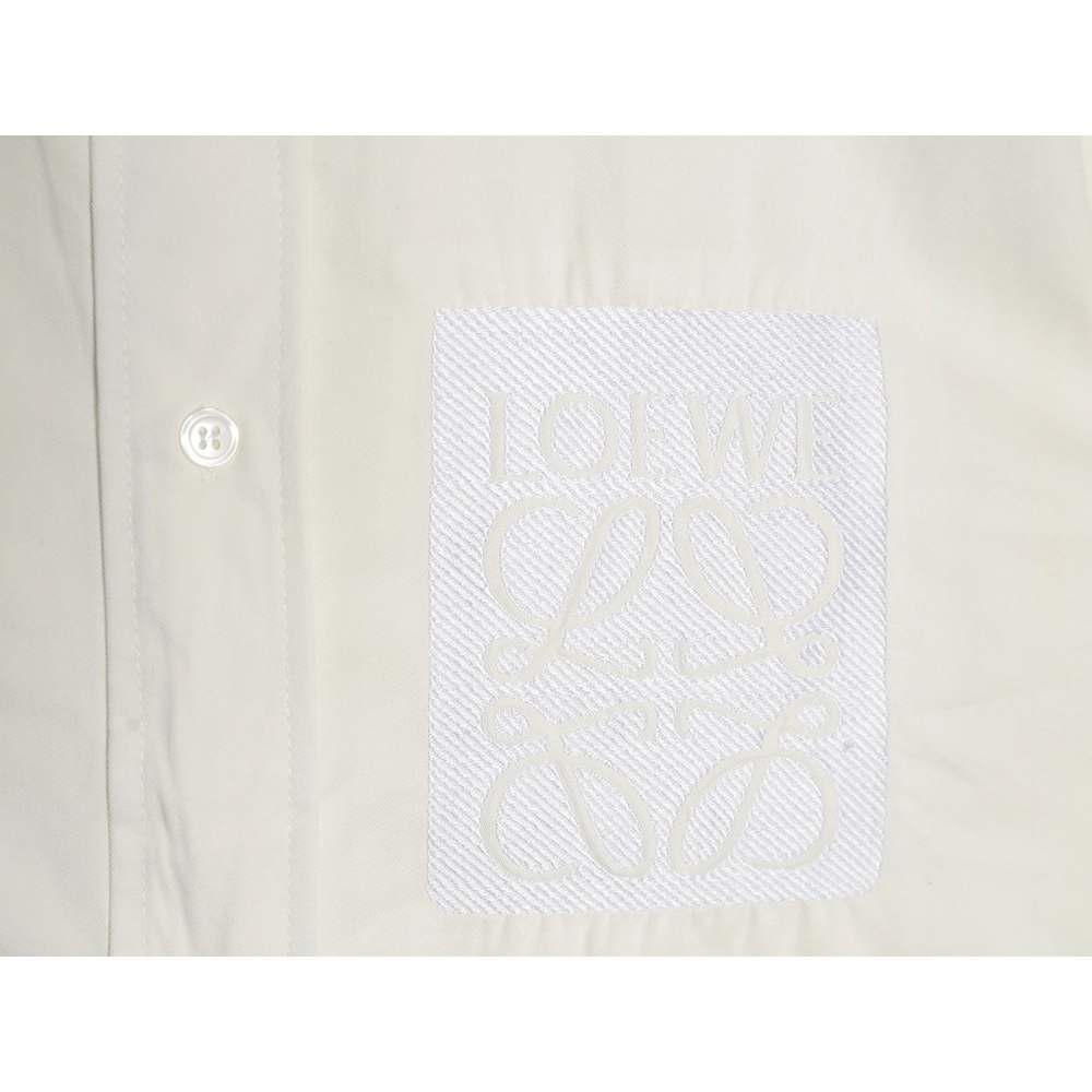 Loewe tricolor embroidered longsleeved shirt,Cheap Replica Reps Loewe