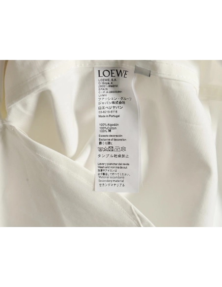 Loewe tricolor embroidered longsleeved shirt,Cheap Replica Reps Loewe