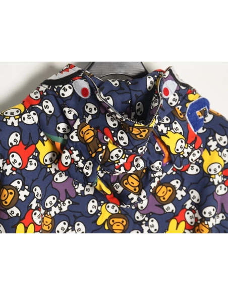 Bape My Melody shark and tiger zipup hoodie,Cheap Replica Reps Bape