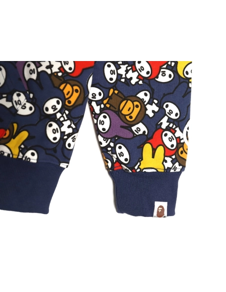 Bape My Melody shark and tiger zipup hoodie,Cheap Replica Reps Bape
