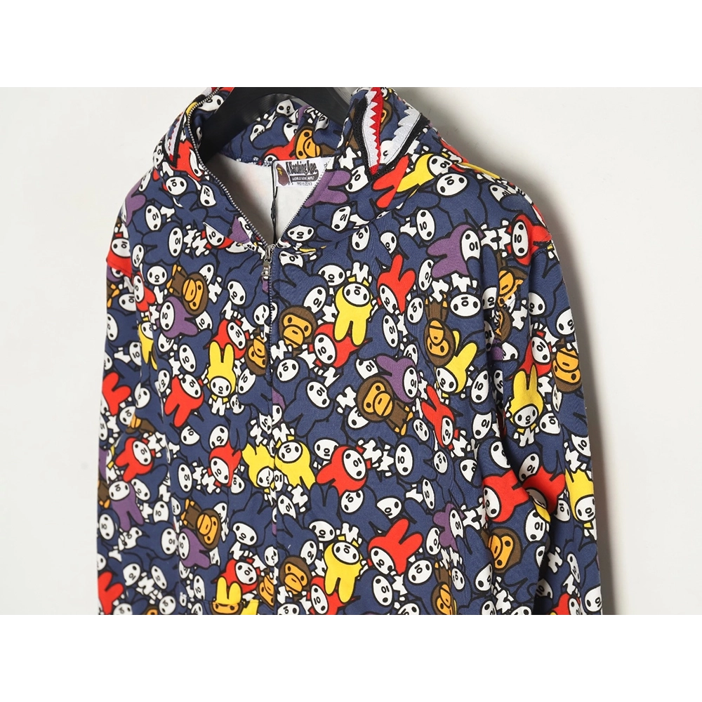 Bape My Melody shark and tiger zipup hoodie,Cheap Replica Reps Bape