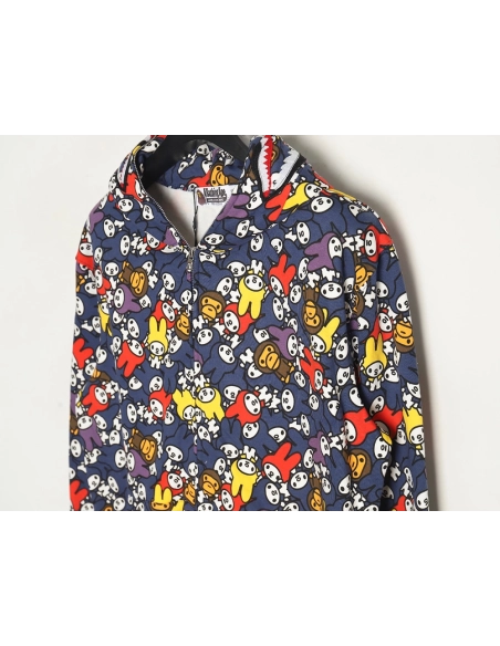 Bape My Melody shark and tiger zipup hoodie,Cheap Replica Reps Bape