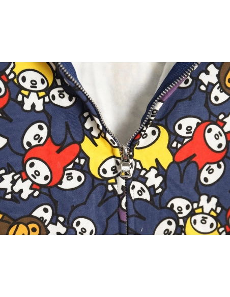 Bape My Melody shark and tiger zipup hoodie,Cheap Replica Reps Bape