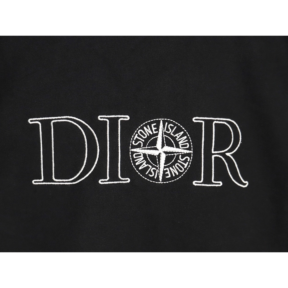 Dior x Stone island joint embroidered sweatshirt,Dior Sweatshirt,Sweatshirt,APPAREL