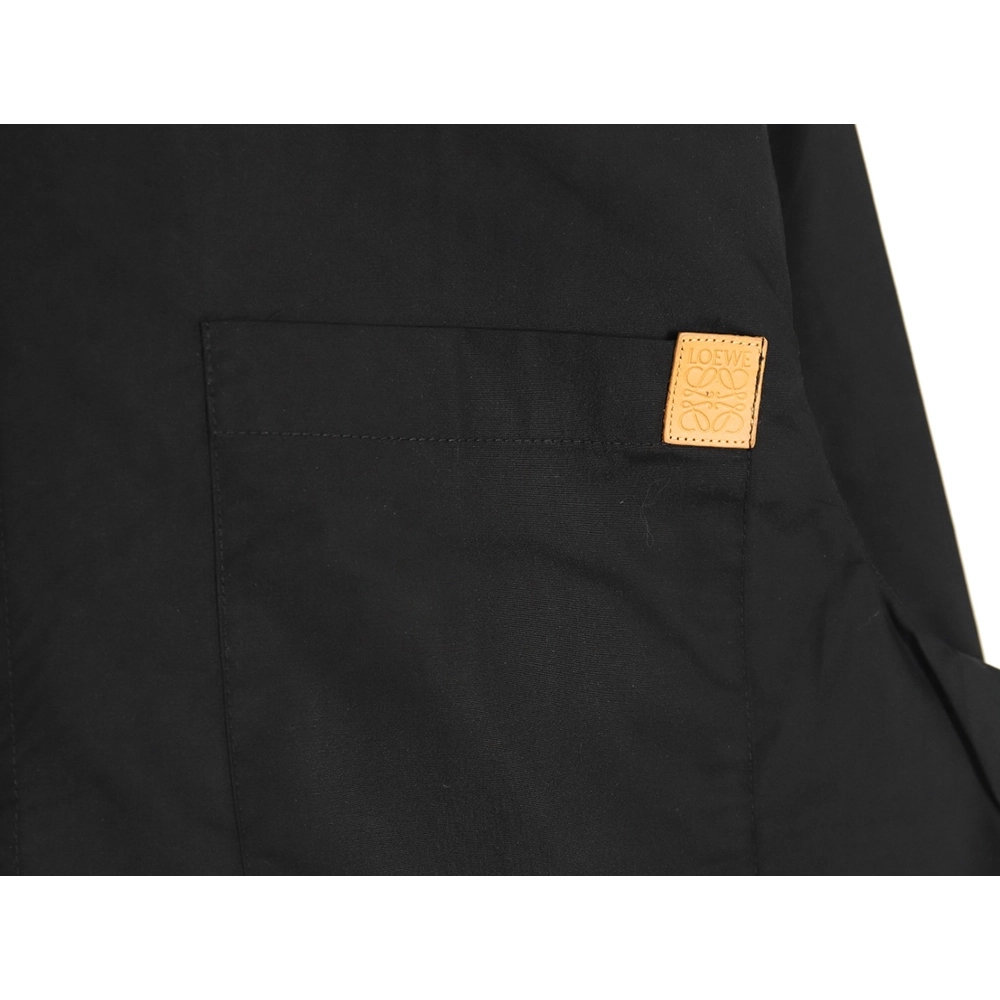 Loewe double sleeve embroidered logo shirt,Loewe Shirt,Shirt,APPAREL