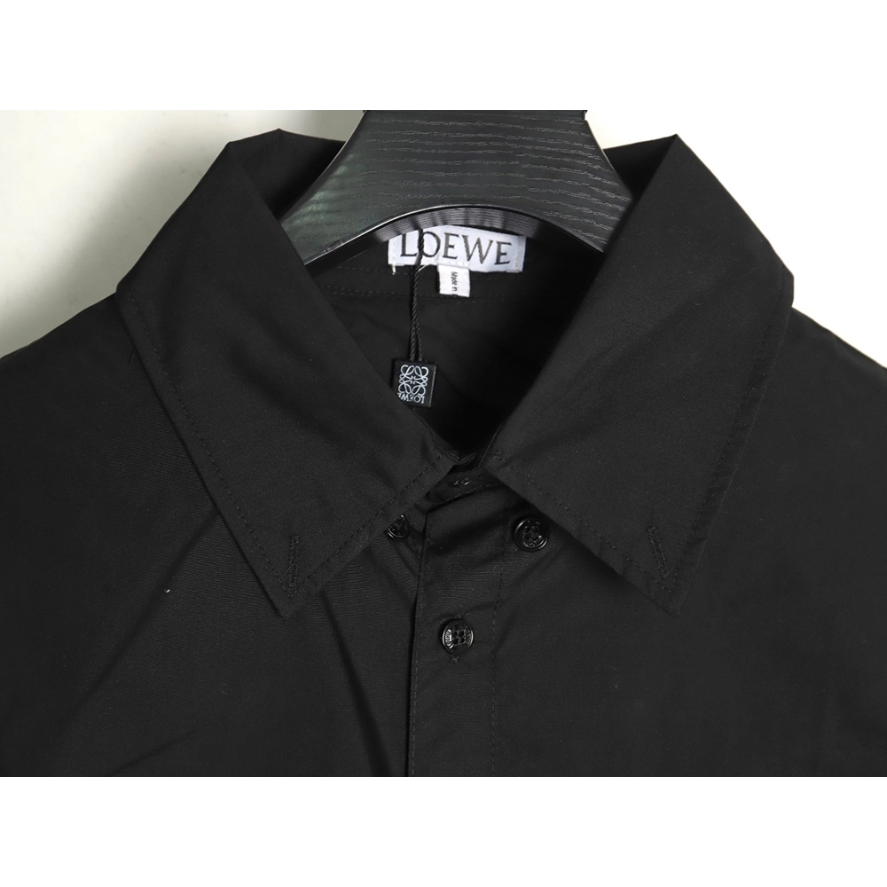 Loewe double sleeve embroidered logo shirt,Loewe Shirt,Shirt,APPAREL