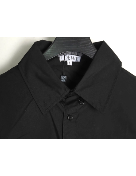 Loewe double sleeve embroidered logo shirt,Loewe Shirt,Shirt,APPAREL