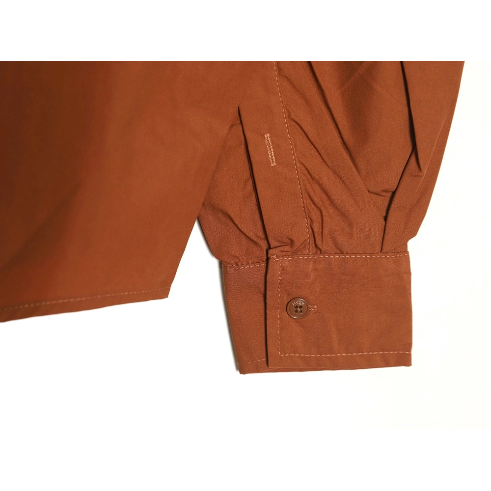 Loewe double sleeve embroidered logo shirt,Loewe Shirt,Shirt,APPAREL