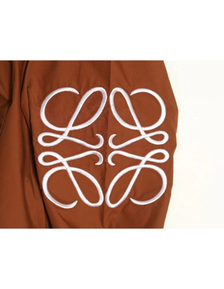 Loewe double sleeve embroidered logo shirt,Loewe Shirt,Shirt,APPAREL