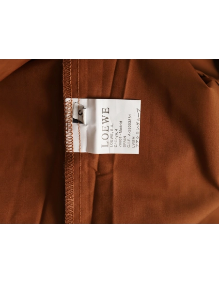 Loewe double sleeve embroidered logo shirt,Loewe Shirt,Shirt,APPAREL