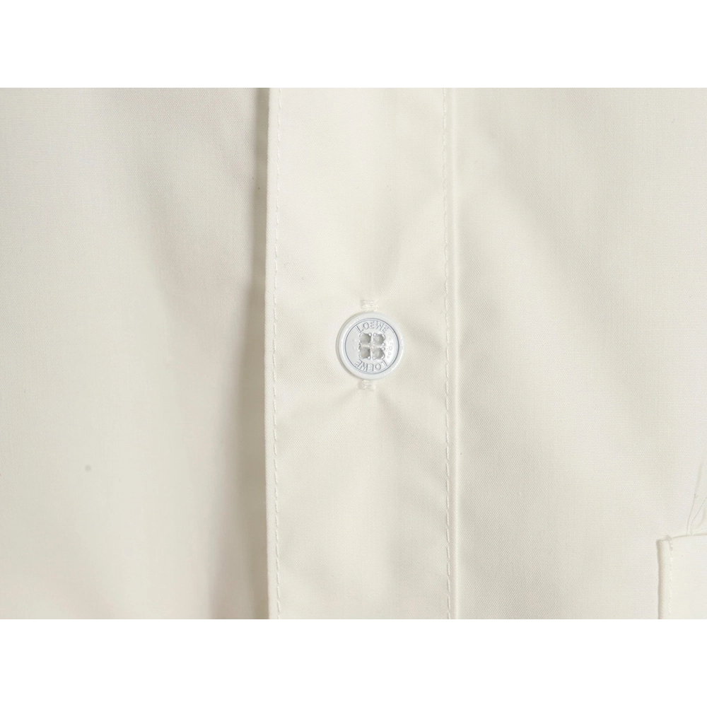 Loewe double sleeve embroidered logo shirt,Loewe Shirt,Shirt,APPAREL